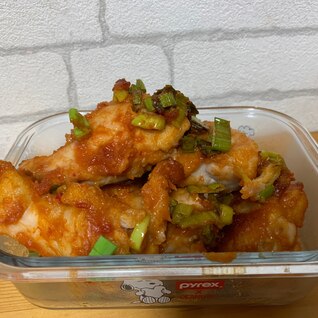 豆板醤でヤンニョムチキン